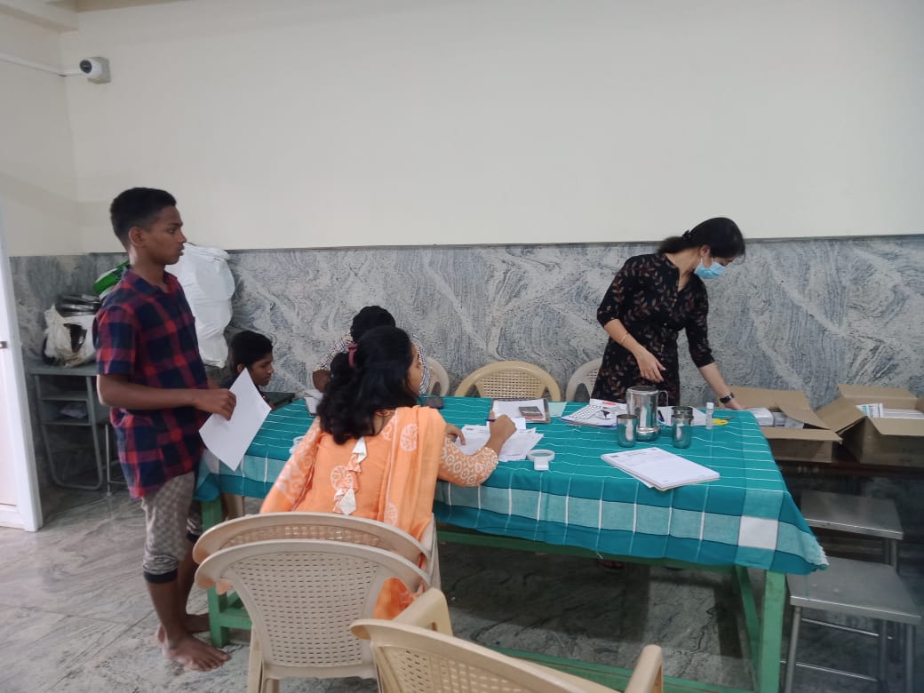 Dermatology camp in our Manavar illam residents Psg IMSR